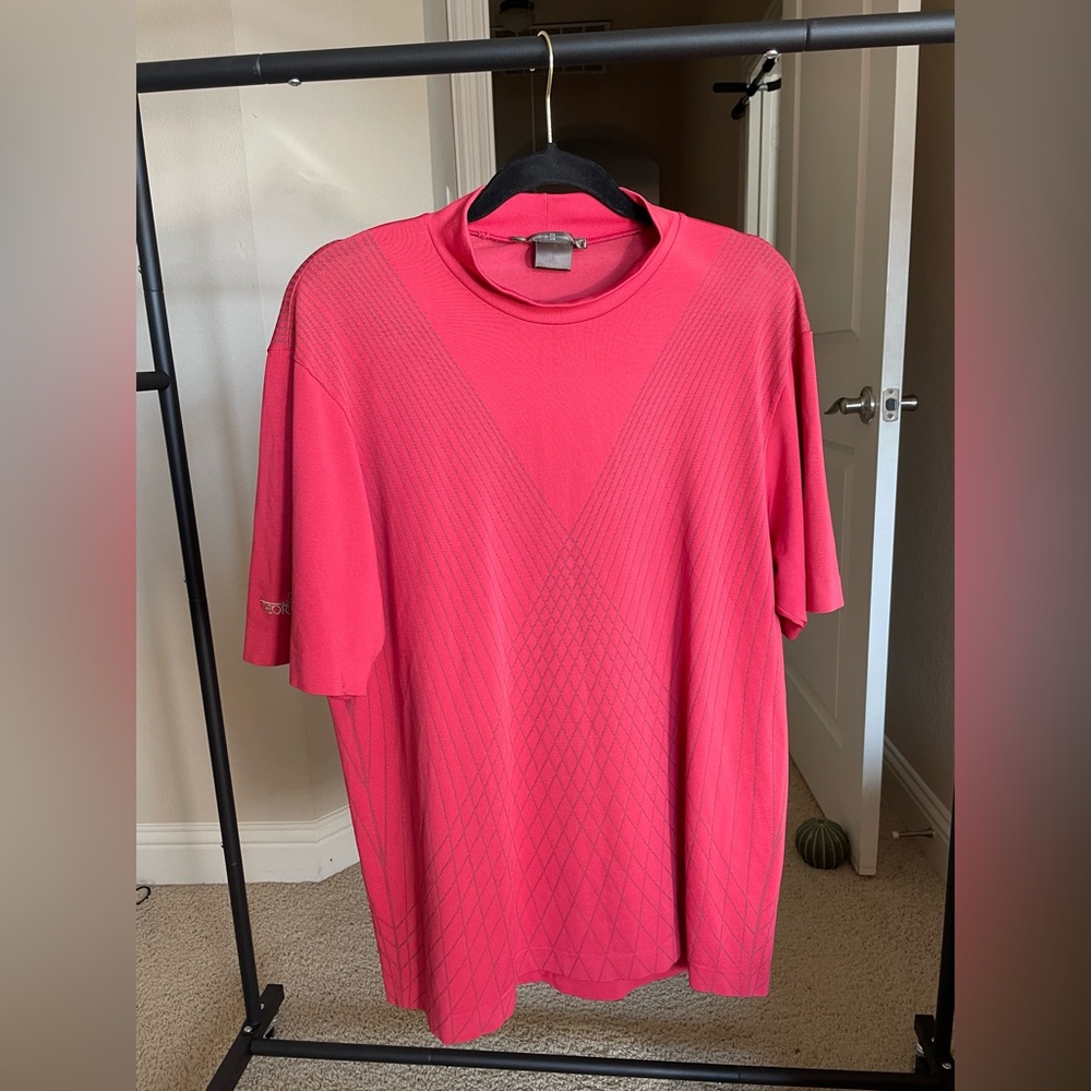 tiger woods mock neck golf polo